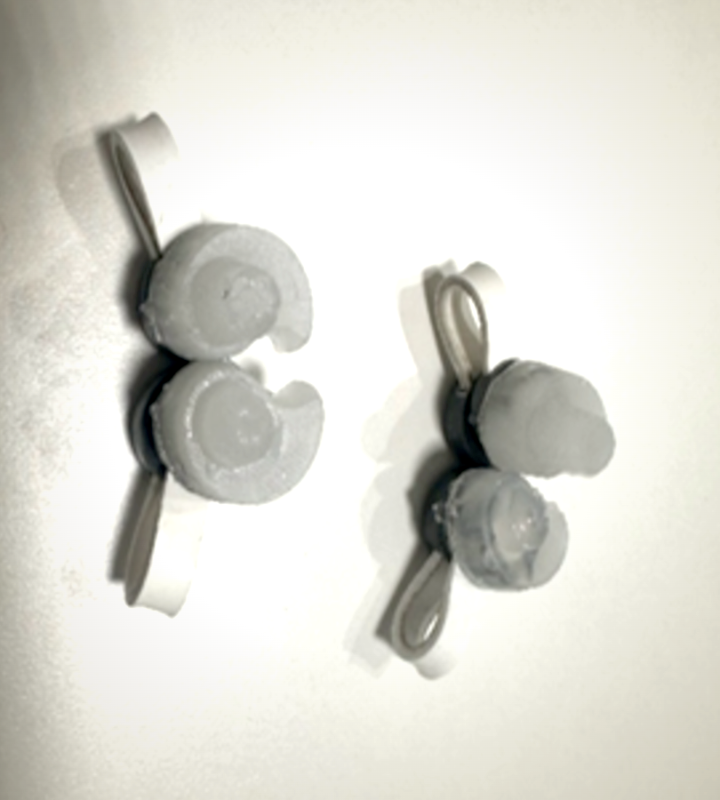 Custom moldable magnetic ear plug prototype