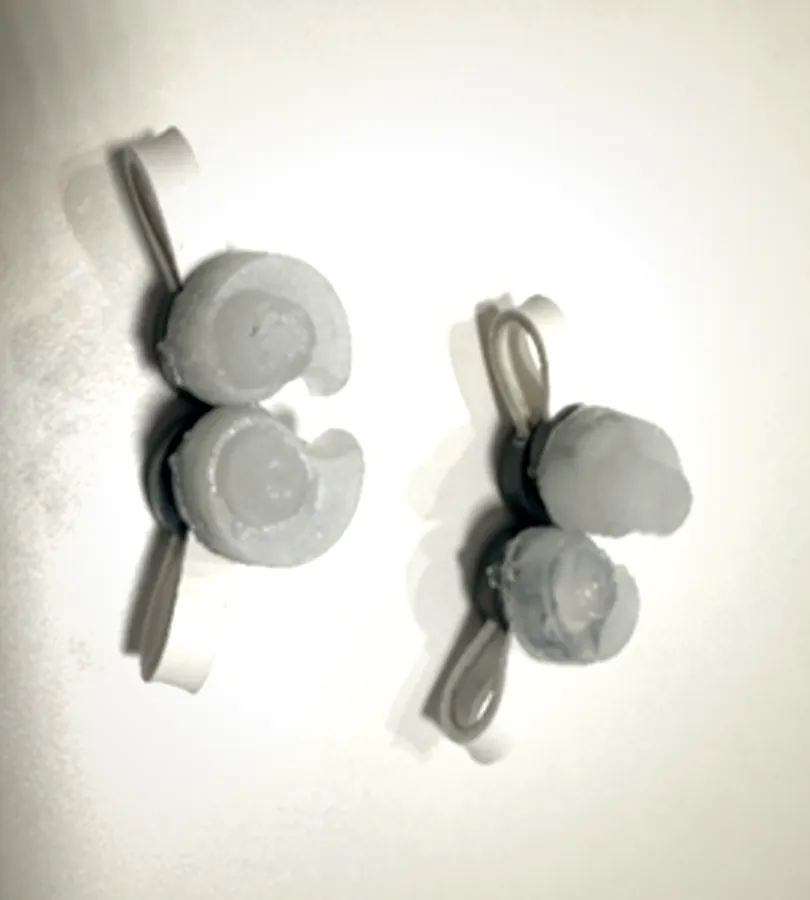 Custom moldable magnetic ear plug prototypes