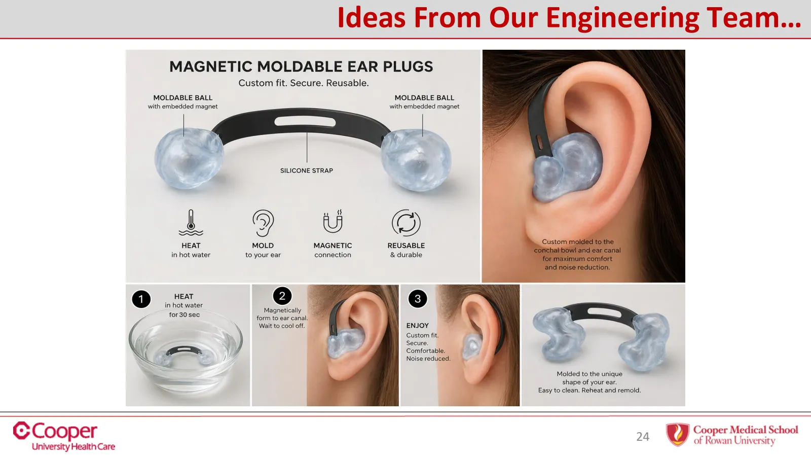 Slide 24 of 32: Ideas from our engineering team
