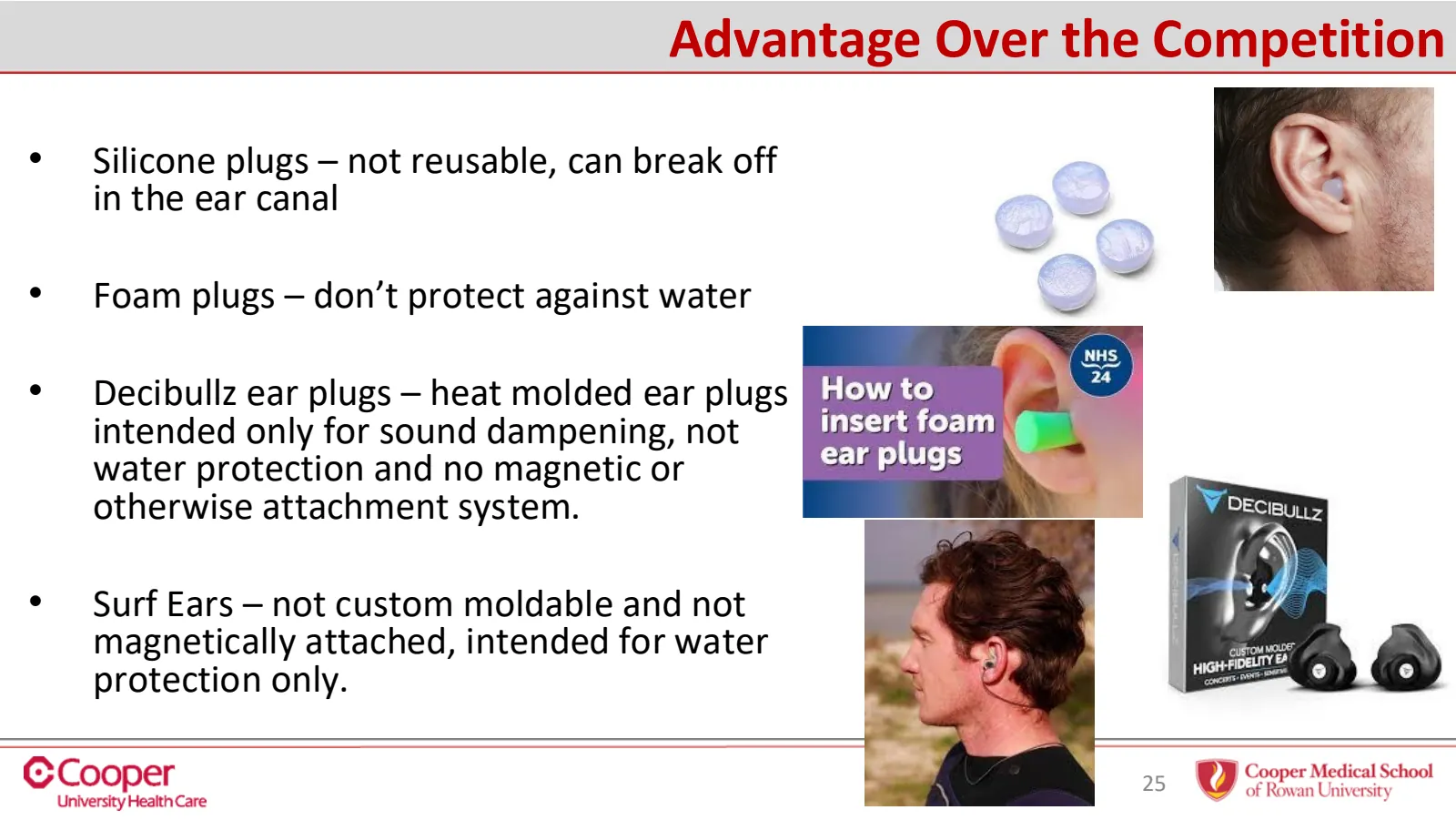 Slide 25 of 32: Advantage over the competition