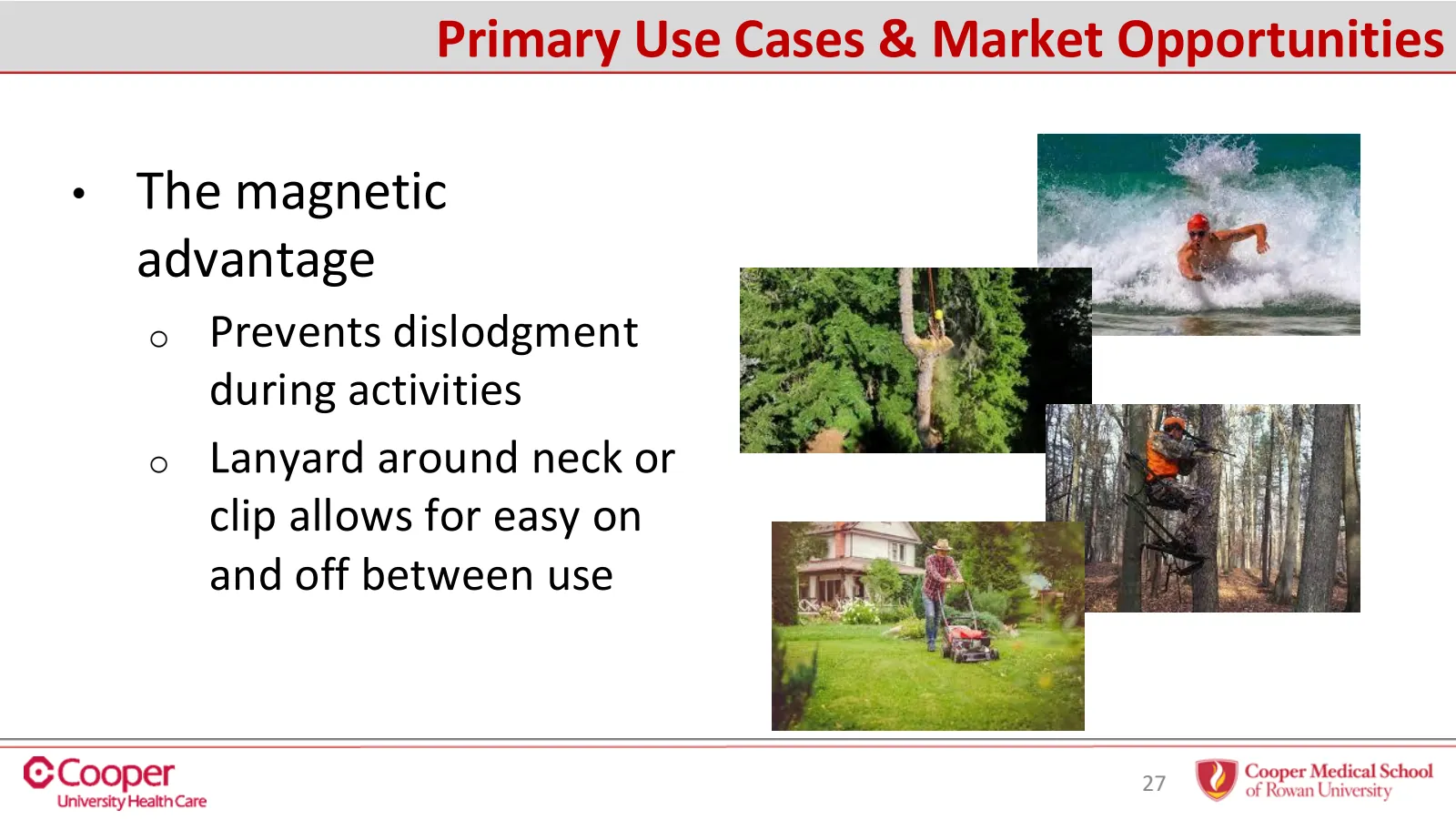 Slide 27 of 32: Primary use cases and market opportunities