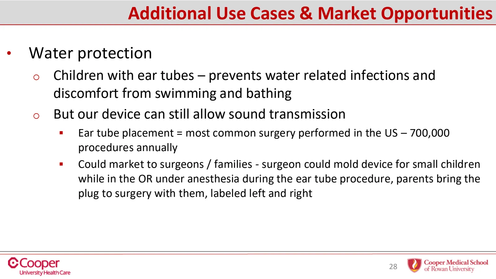 Slide 28 of 32: Additional use cases: water protection